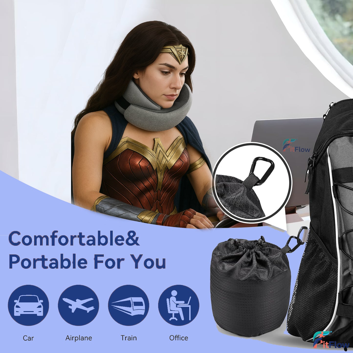 Premium Travel Neck Pillow