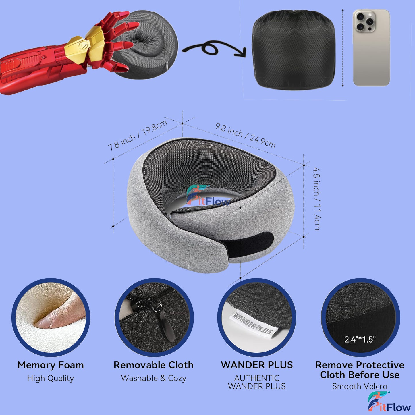 Premium Travel Neck Pillow