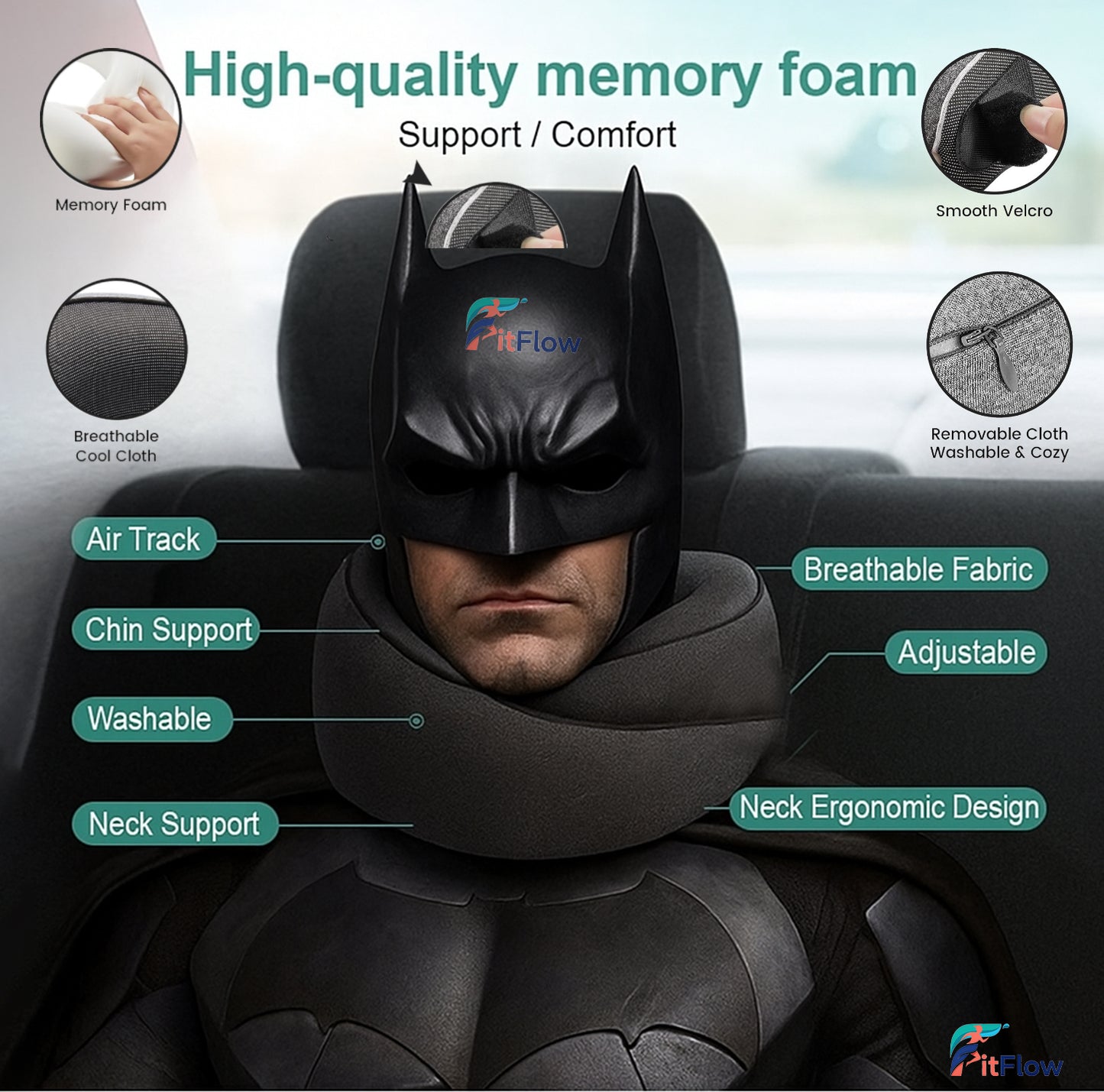 Premium Travel Neck Pillow